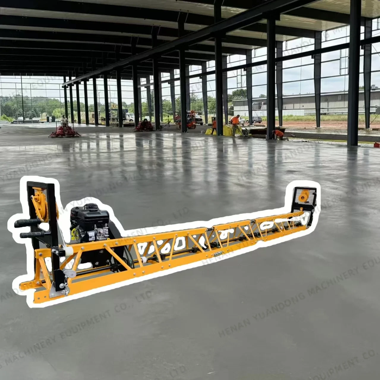 Hot Selling Aluminum Concrete Vibratory Truss Screed Gasoline Concrete Vibration Beam For Sale