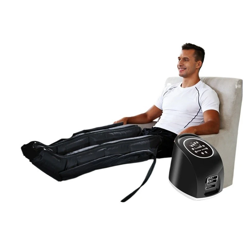 Air wave leg pressure massager, four-chamber, muscle relaxation, sports recovery airbag