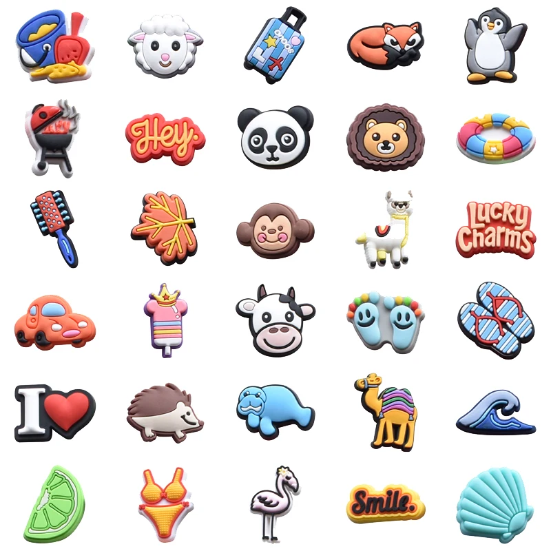 Shoe Charms 1pcs for Clogs Charms Badge Women Sandals Buckle Kids Pins Men Shoe Decoration Jeans Girl Gift Shoes Accessories