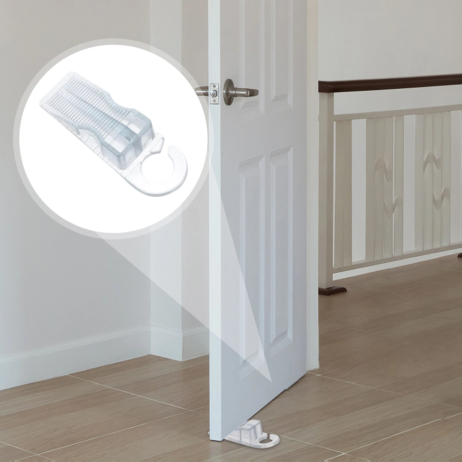 

4pcs Door Stopper Wedge Security Silicone Hold Floor Home Office Safety Protector Stop Moving Baby Magnetic Holder