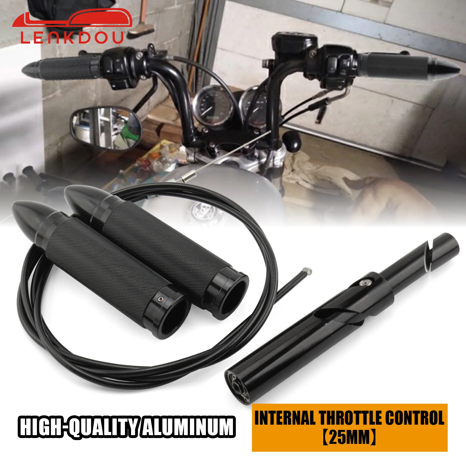 Wewnętrzna tuleja przepustnicy motocykla 1 "25mm 7/8" 22mm uchwyty na kierownicę sterującą dla Harley Triumph Yamaha XS650 BSA Chopper Bobber
