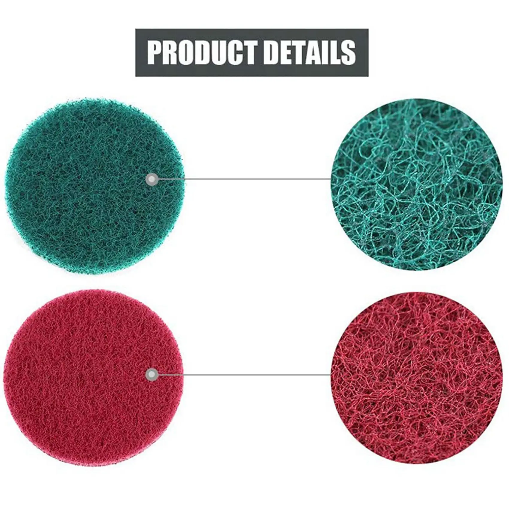 33Pcs Power Scrubber Brush Set Polishing Pad For Drill Powered Brush Tile Scrubber Scouring Pads Cleaning Tool-A68E
