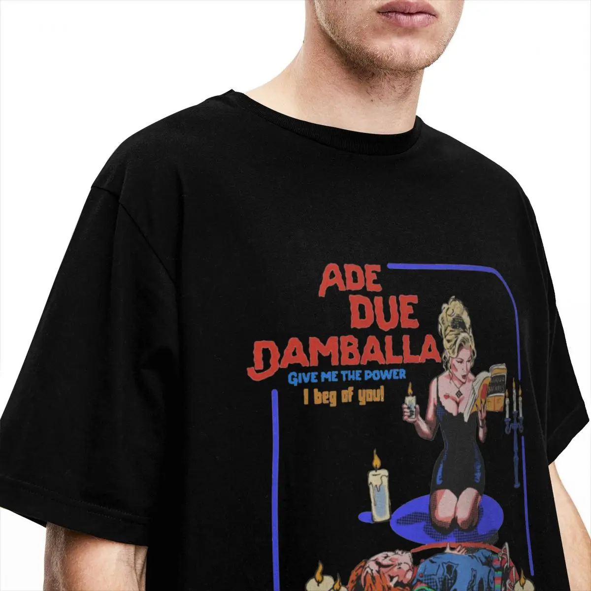 Ade Due Damballa Bride Of Chucky Men Women\'s T Shirt Vintage Accessories Funny Tees Short Sleeve Round Neck T-Shirt 100% Cotton