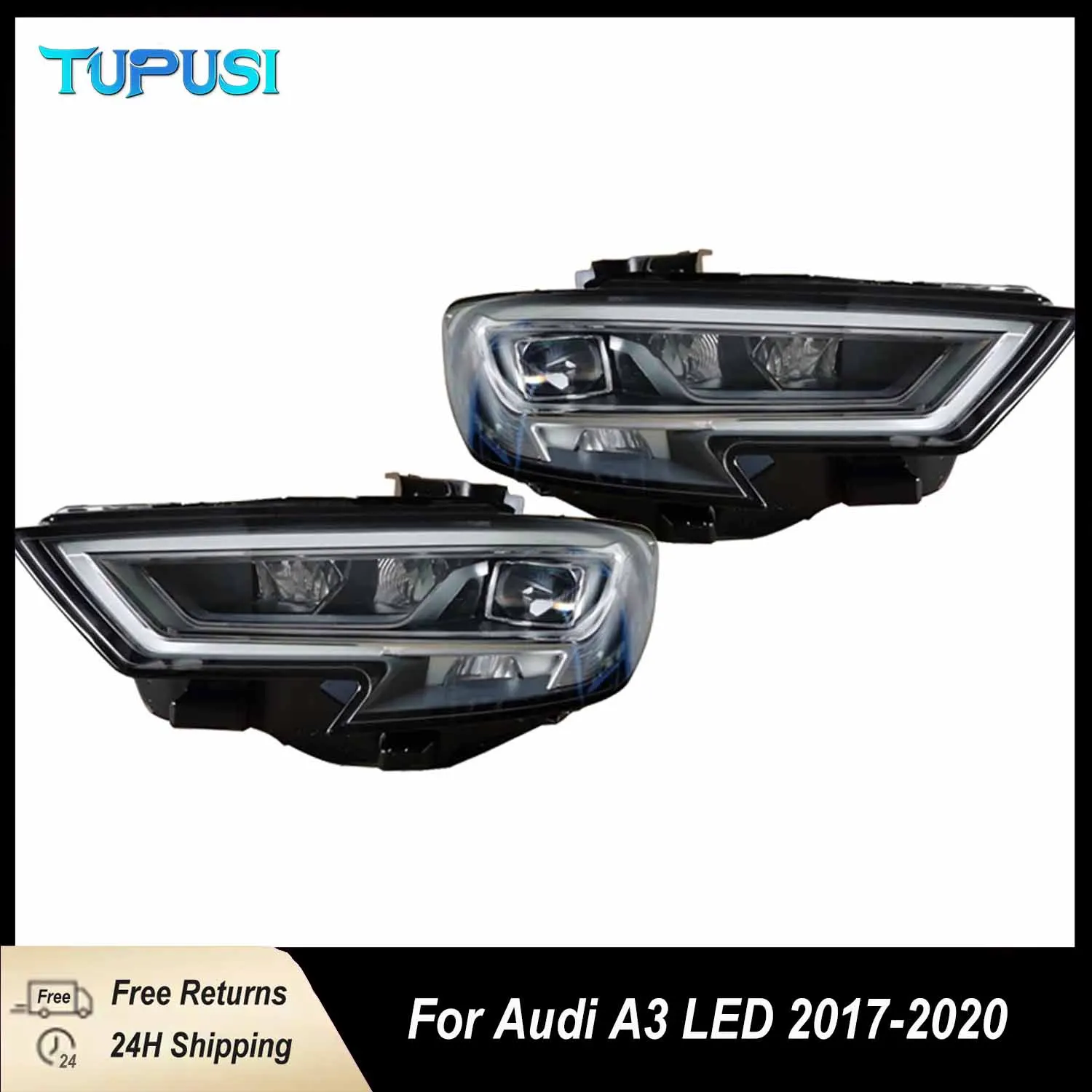 

Headlights Assembly For Audi A3 LED headlights 2017-2020 Car Headlights LED Headlights 8V0941034C 8V0941033C
