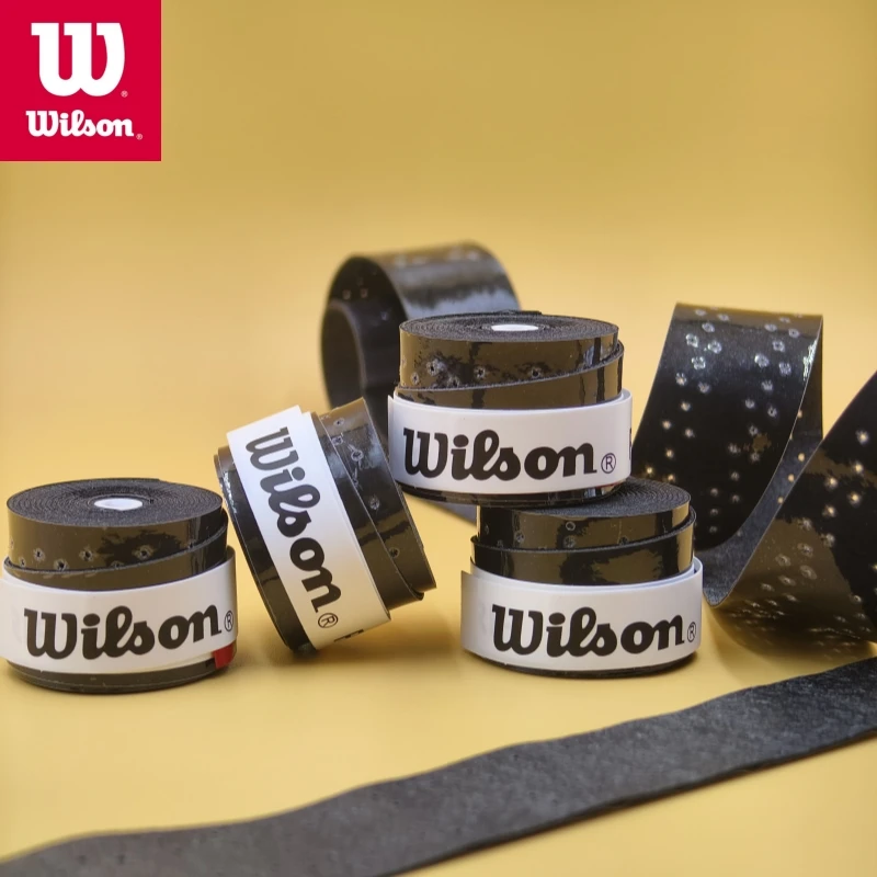 WilsonTennis-empuñaduras para raqueta de bádminton, 45/30/15/piezas, con pegamento de mano, antideslizantes