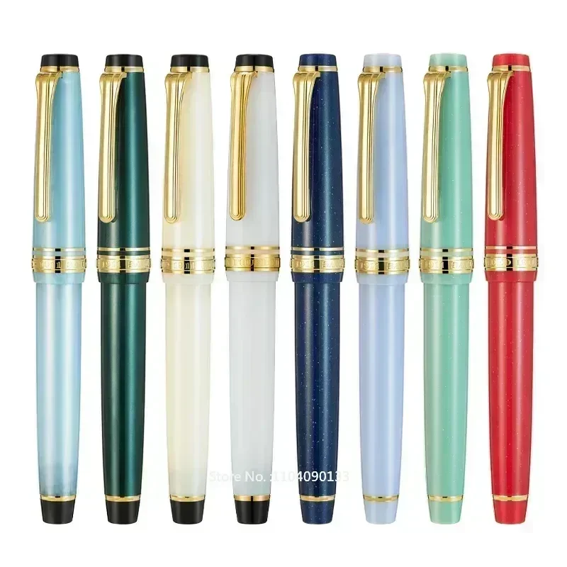 Hot Sailor SHIKIORI Four Season Series 14K Gold Fountain Pen Flat Top Student New Calligraphy Collection Nib With Ink Converter