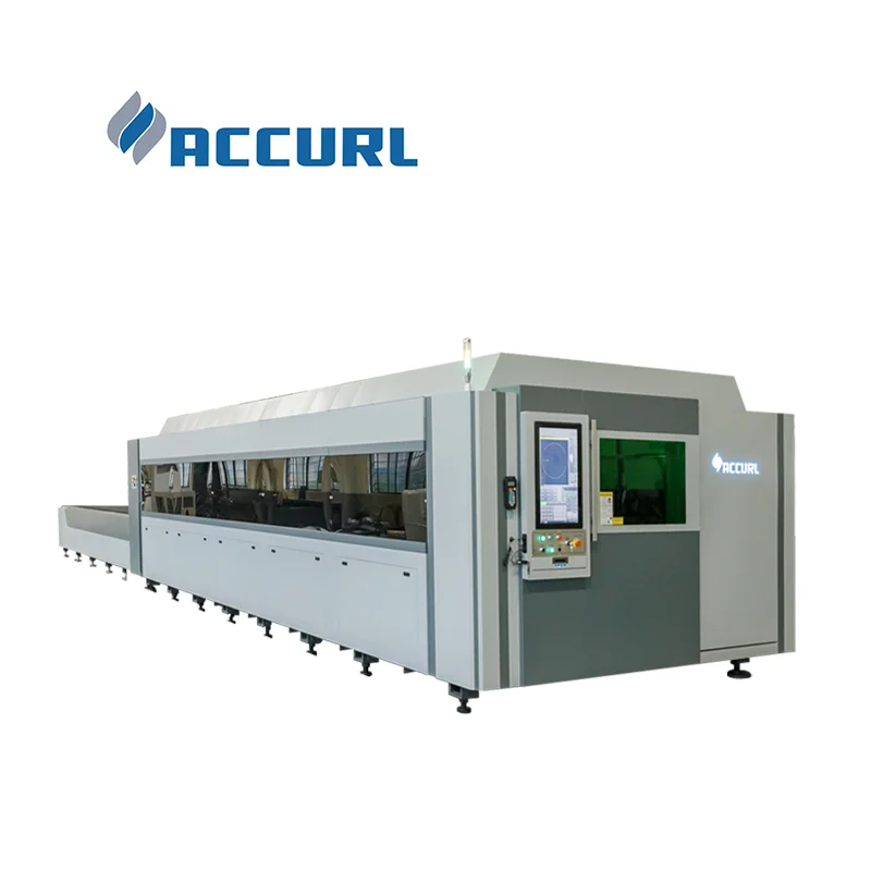 

ACCURL Brand 4000W 6000W 8000W Raycus 6020 Fiber Laser Cutting Machine for Metal