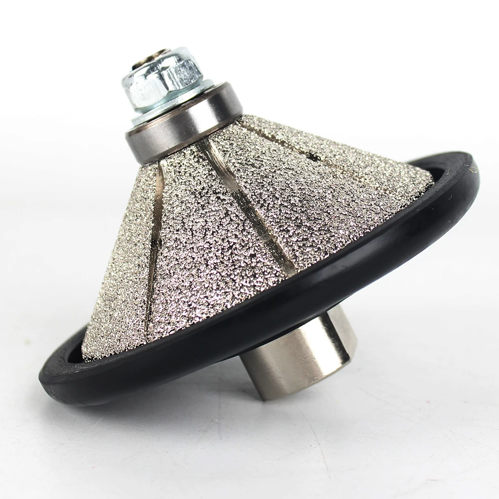 Vacuum Brazed Hand Profile Wheel Bevel E 5-20 mm Diamond Profile Grinding Wheel for Angle Grinder on Granite Marble Stone