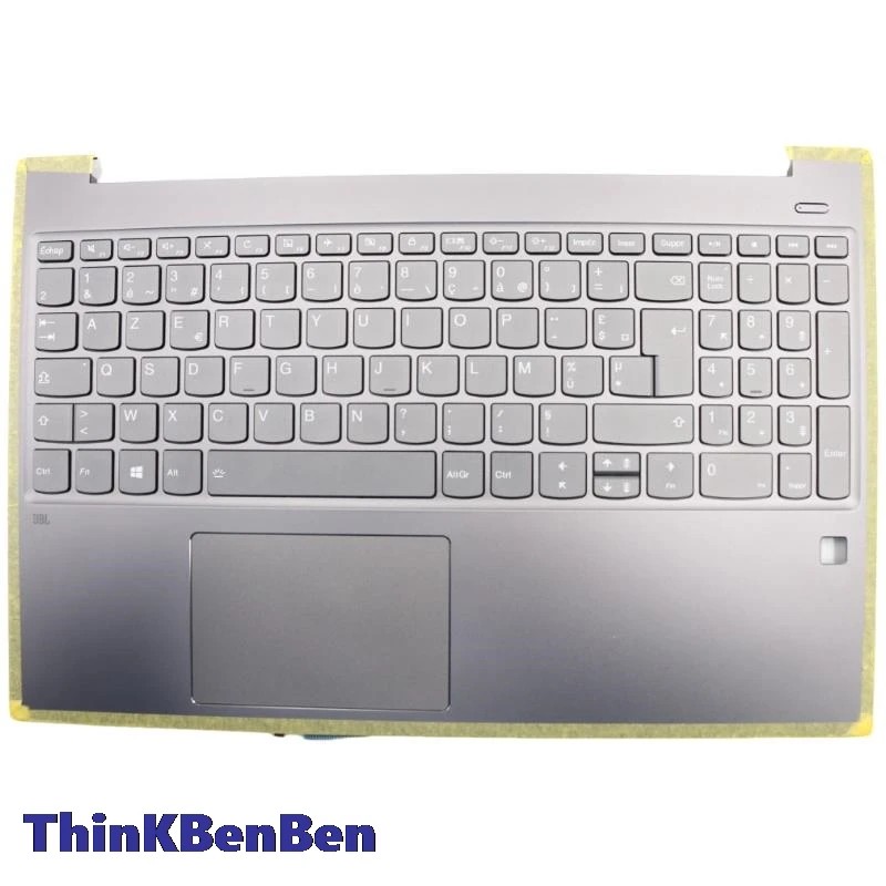 

FR French Keyboard Iron Gray Upper Case Palmrest Shell Cover For Lenovo Ideapad 720S -15 15IKB Laptop 5CB0Q62207