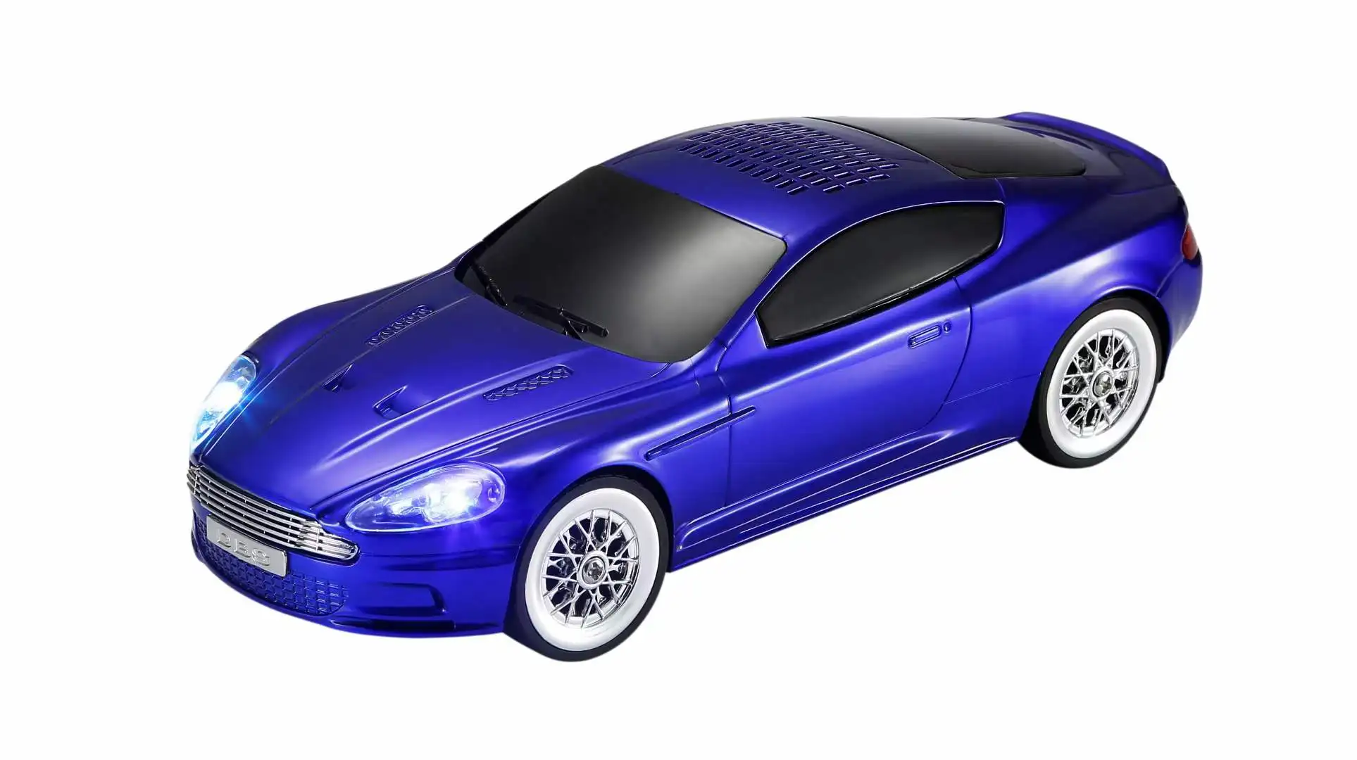 EONKO WS-593 على شكل سيارة محمول لاسلكي بلوتوث المتكلم مع TF USB FM يدوي LED ضوء Autodyne TWS