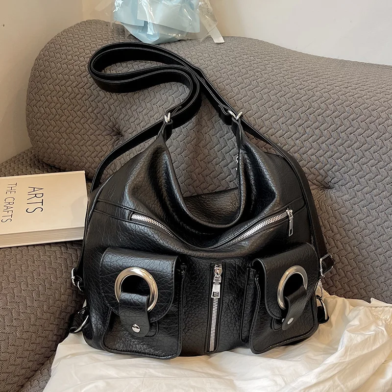 

2025 Premium New Women's Tote - Casual Minimalist Commuter Style, Large Capacity Luxury Backpack, Lightweight Multi-Carry