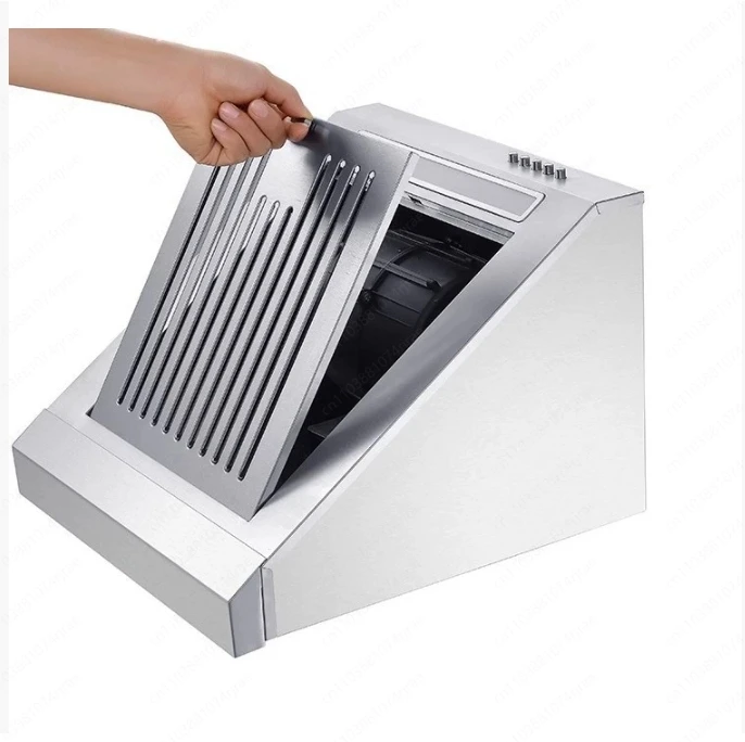 Stainless Steel Side Suction Range Hood, Small Household SuctioN, 110V Rental Apartment