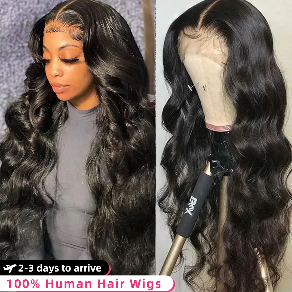 

30 40 Inch Body Wave 13x6 Hd Glueless Lace Front Human Hair Wigs Preplucked Ready To Wear 100 Human Hair Closure Wig For Woman