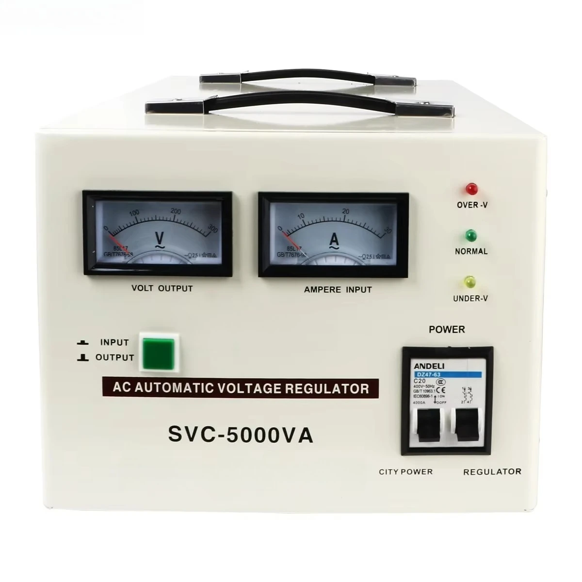 Household Andre Electric AC Stabilizer SVC-5000VA 5KW Single Phase
