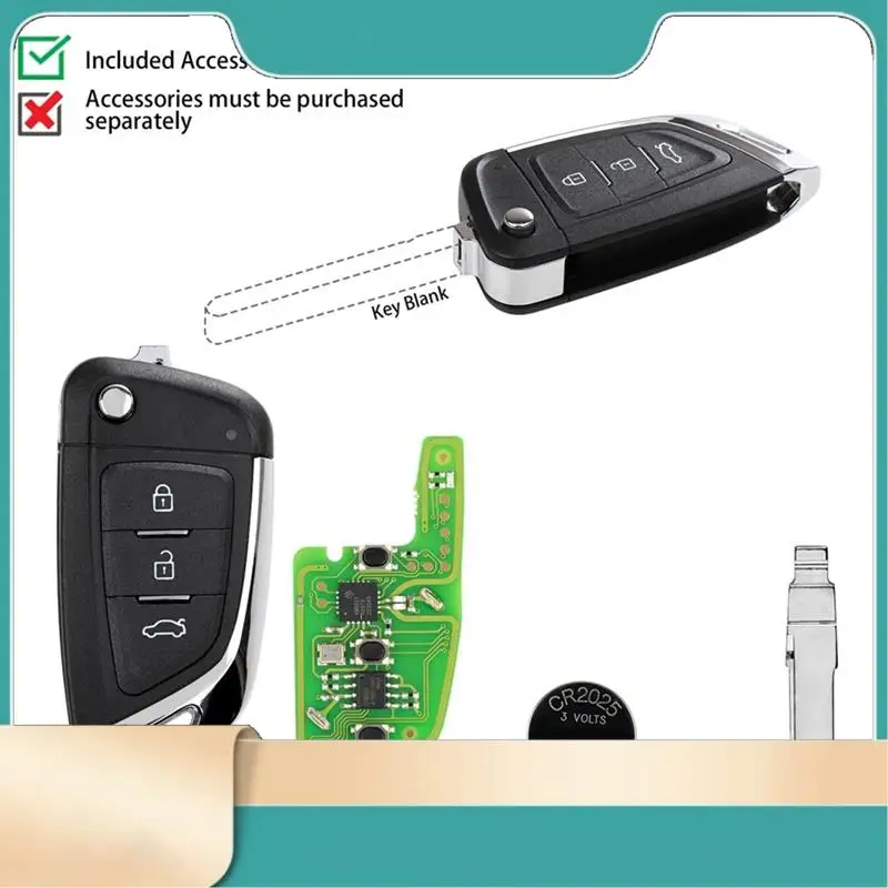 

For Xhorse XKKF03EN Universal Wire Remote Key Fob 3 Button For Lexus Style For VVDI Key Tool-N31R