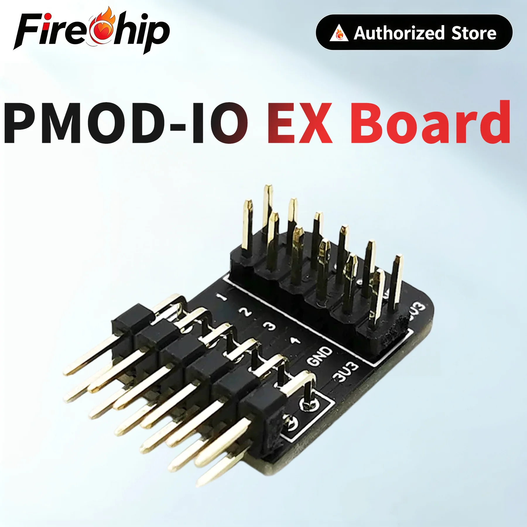 FireChip PMOD-IO expansion board, female-to-socket FPGA expansion board, iCESugar expansion module, standard PMOD interface