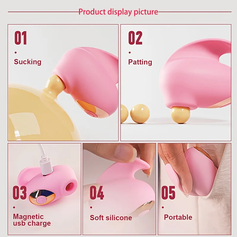 Sucking Vibrator Clitoral Nipple Stimulator Sucker G-spot Vagina Massager 7 Frequency Strong Vibration Female Masturbator view 3