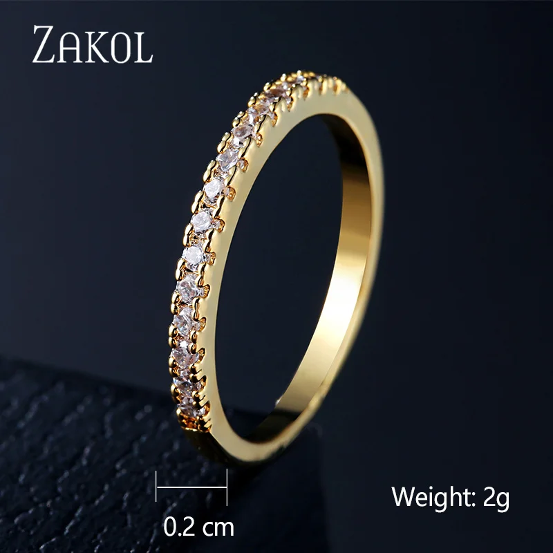 Women's Multicolor Cubic Zirconia Wedding Ring