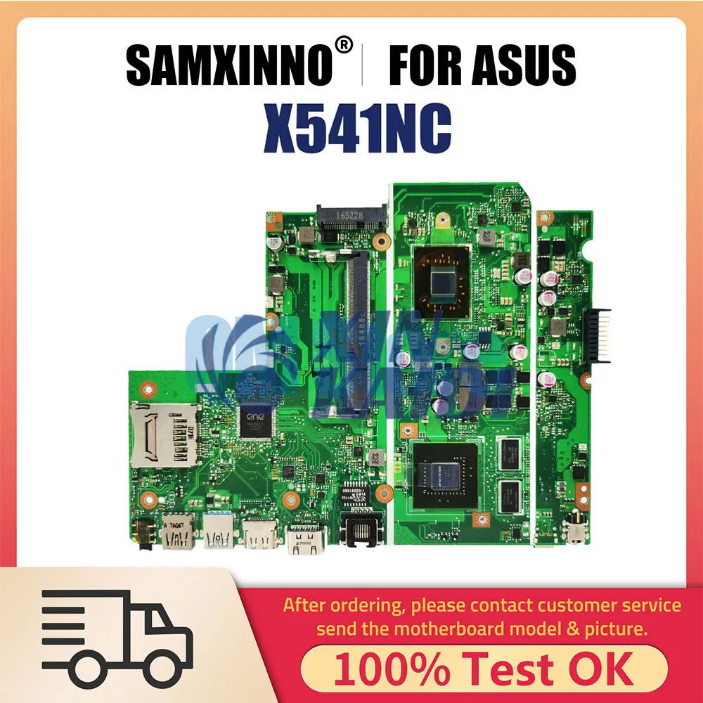 

Notebook Mainboard For ASUS X541N X541NC A541NA A541NC R541N F541N Laptop Motherboard N4200 N3350 GT810M 100% Test OK