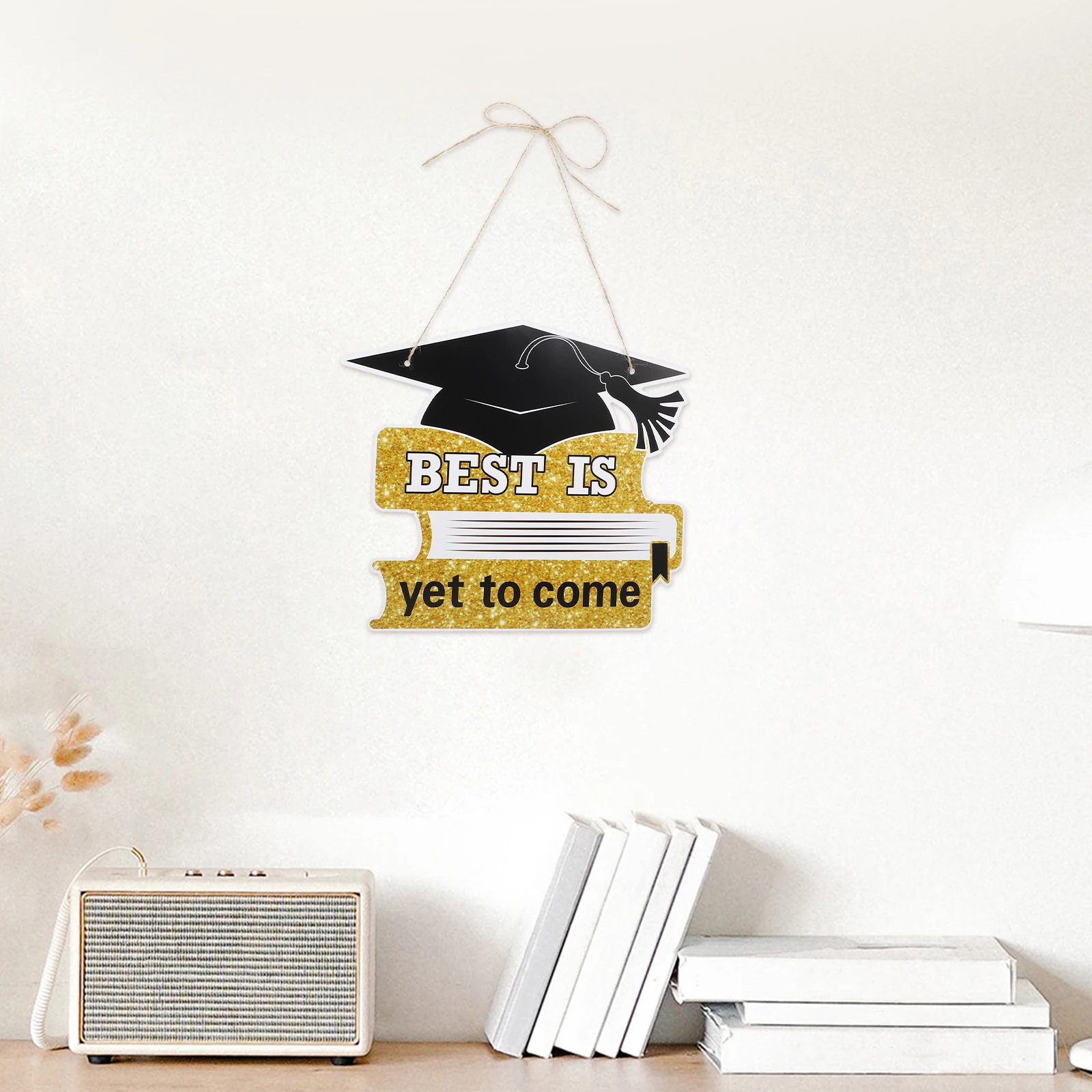 

Graduation Paper Hanging Pendant Ornament for Porch Door Wall Yard Grad Photo Booth Prop Graduation Party Supplies