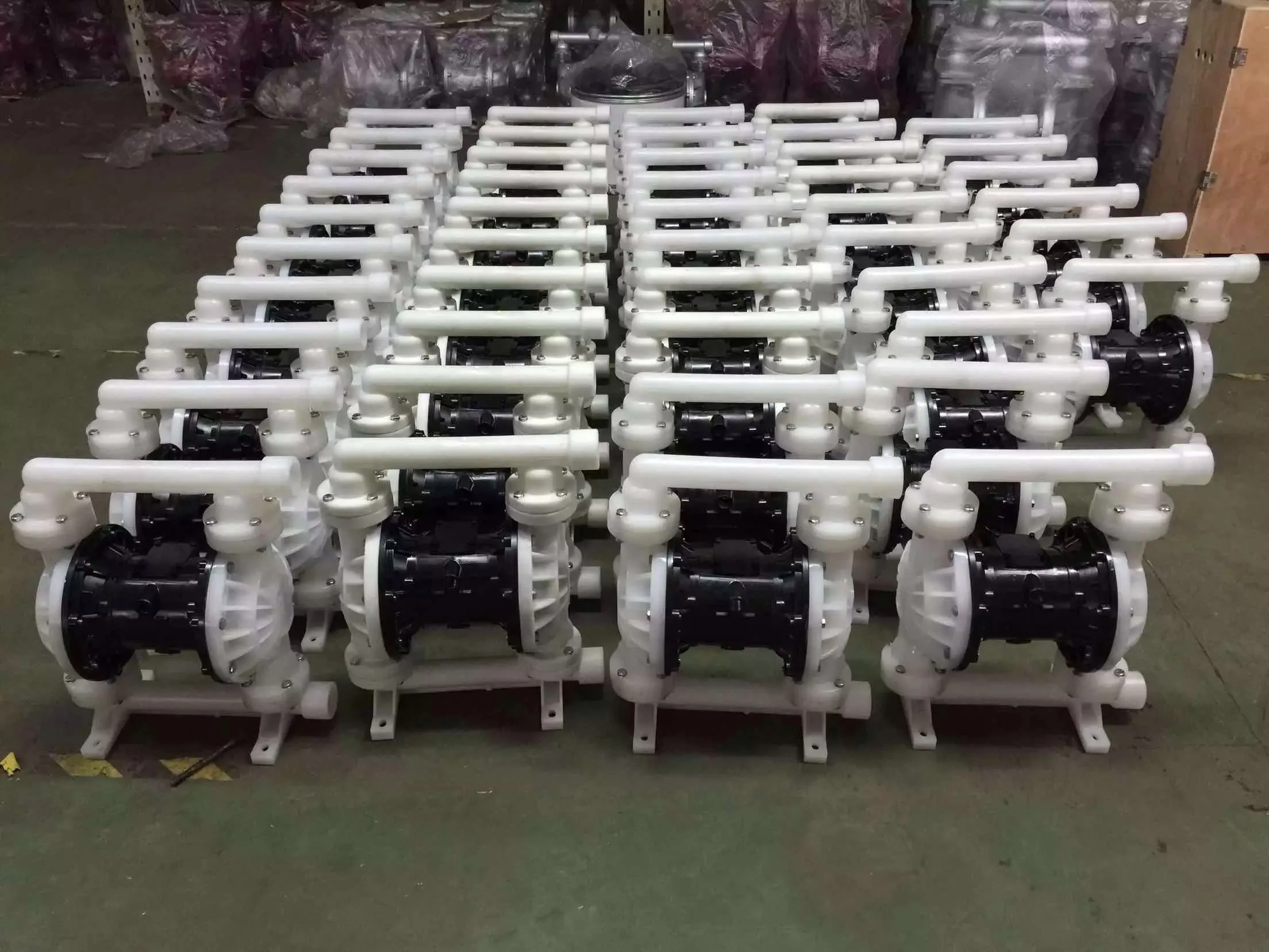 Engineering Plastic Pneumatic Diaphragm Pump Stainless Steel Corrosion Resistant Diaphragm Pump Pneumatic Pump QBY-20