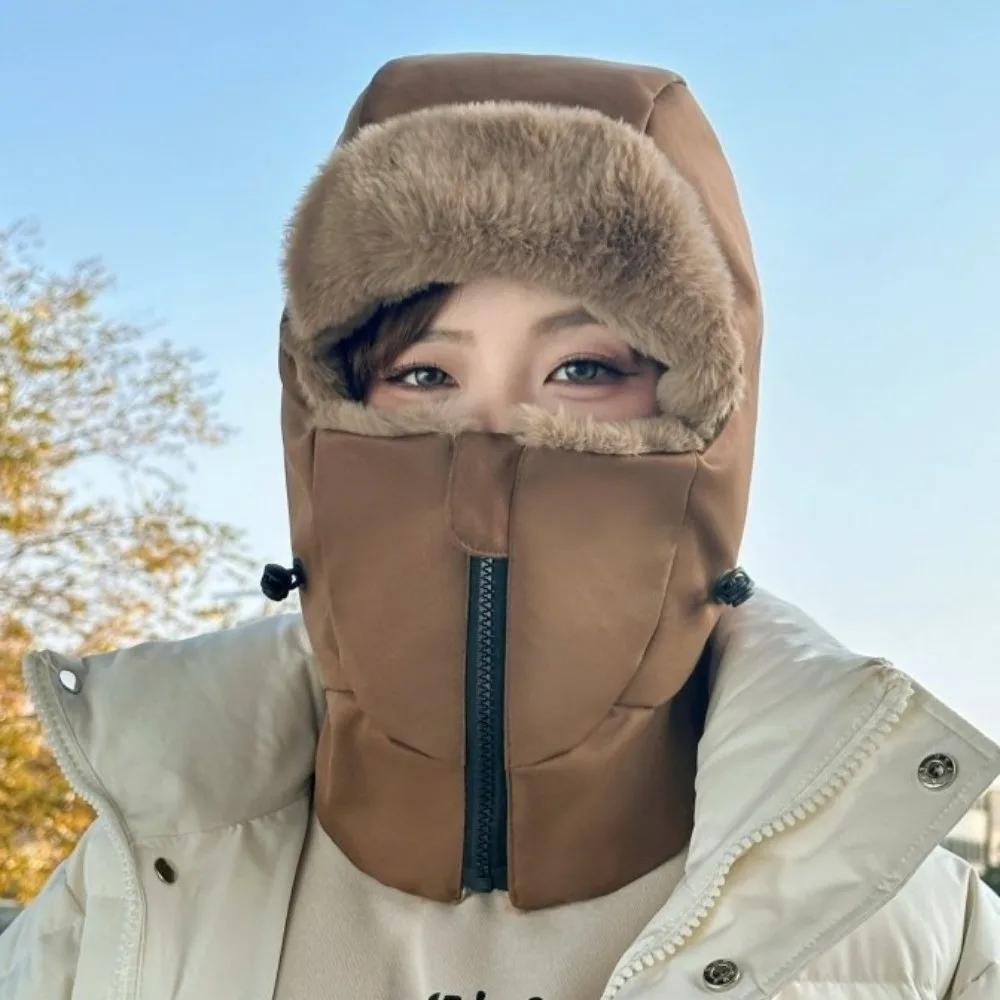 بلون 4 في 1 الشتاء الدراجات قبعة الدفء الباردة مقاومة الدافئة وشاح دافئ قناع الوجه المخملية يندبروف لي فنغ قبعة في الهواء الطلق #4