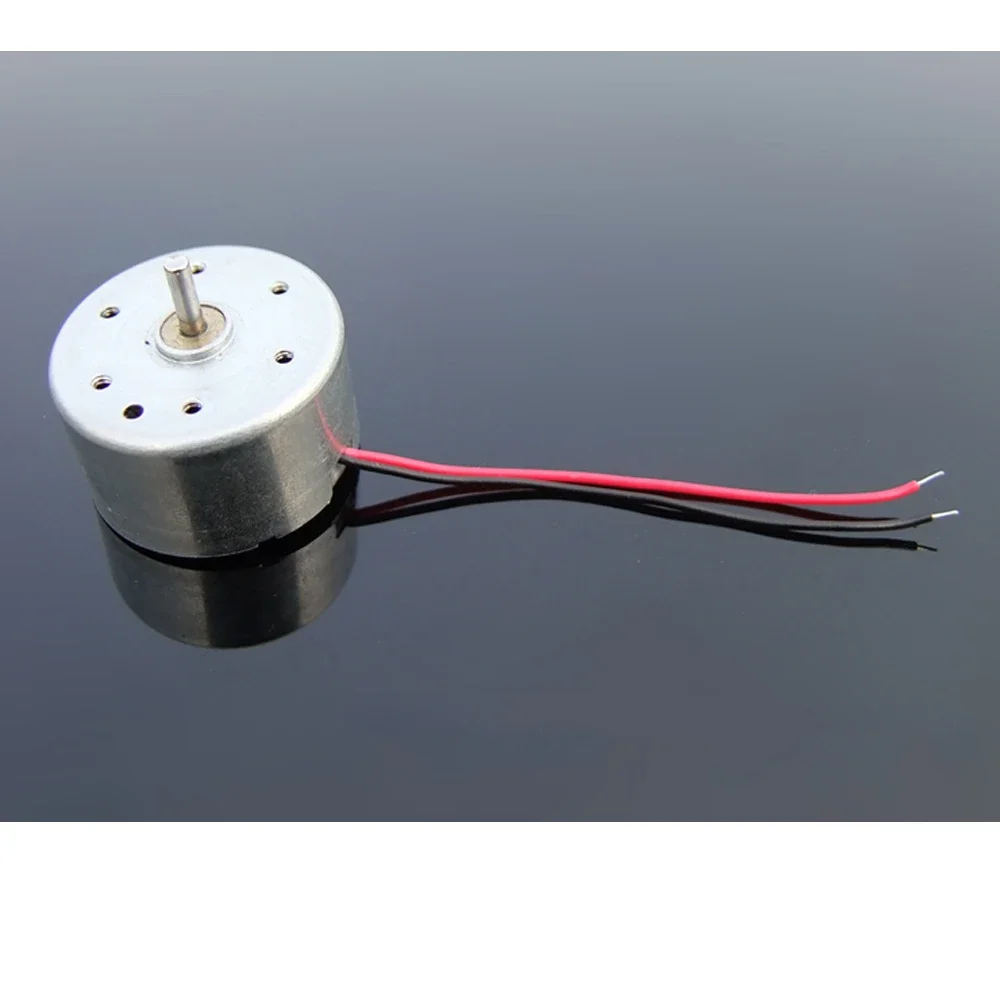 RF-300 DC 3V 5000RPM Round Mini Micro 300 Motor Small Solar Power Motor DIY Fan Toy Model Student Project