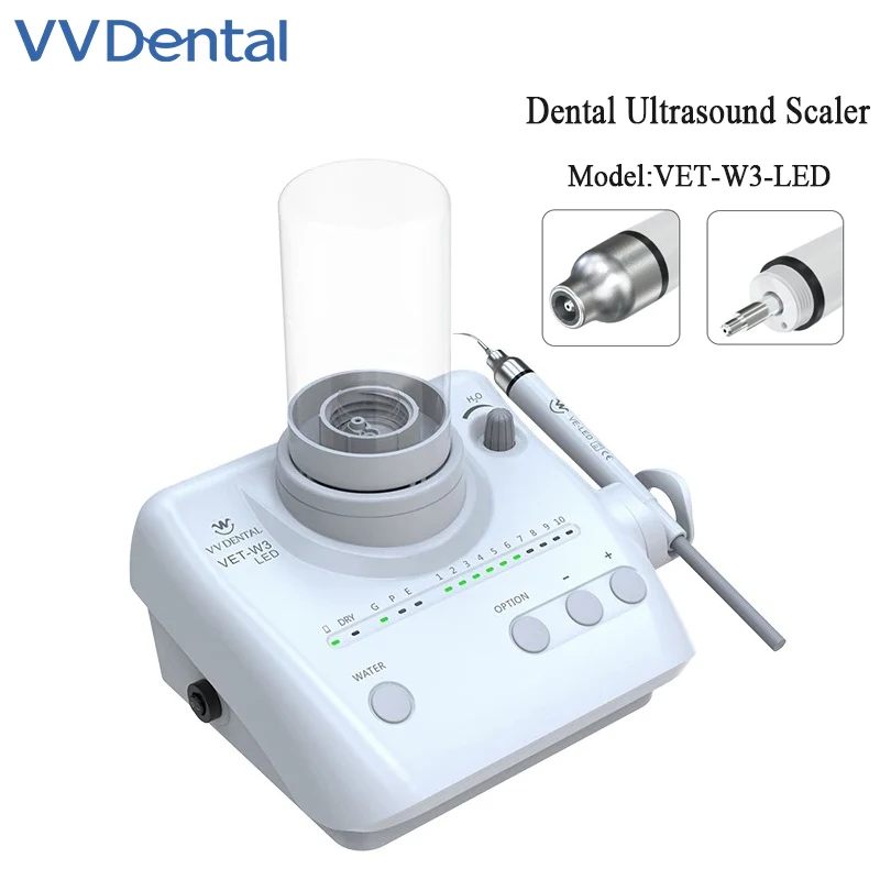 

VVDental Dental Ultrasound Scaler With 5 Tips For Remove Dental Plaque And Calculus Tooth Cleaning Dental Scaler Dentistry Tools