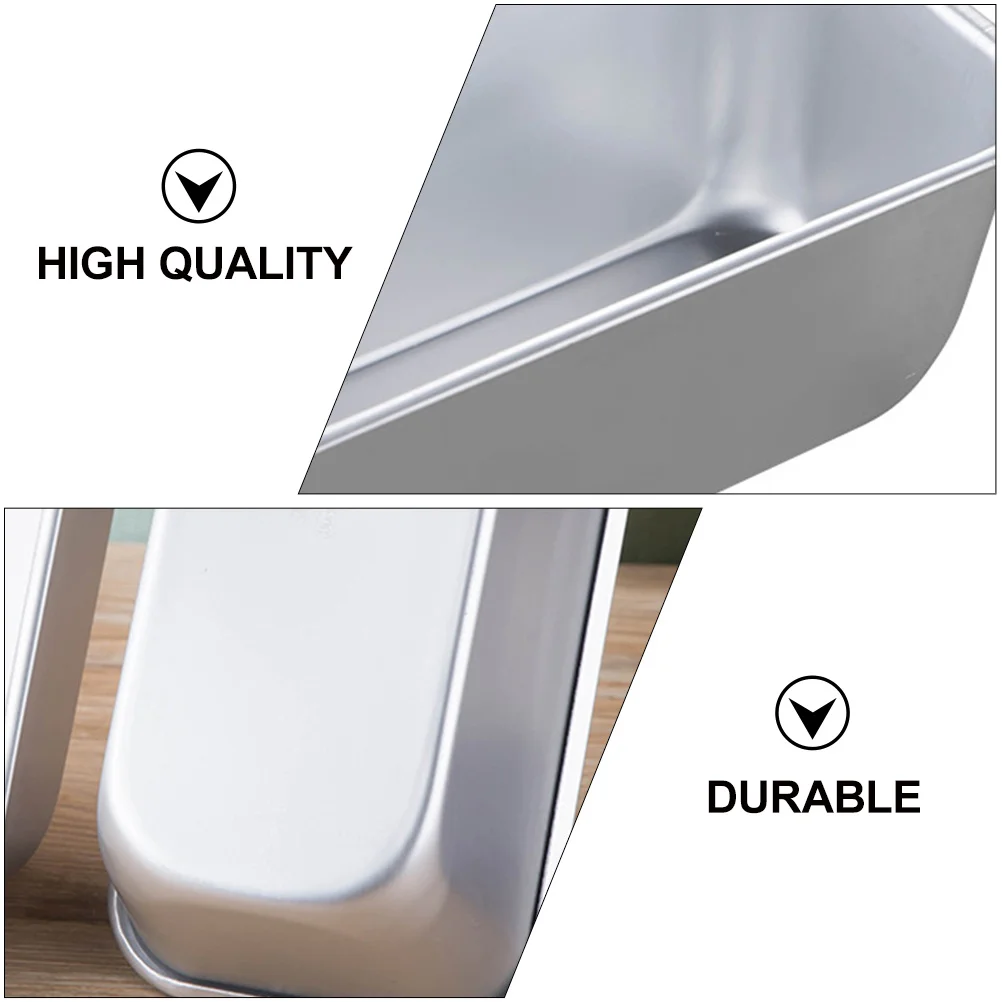 

5Pcs Cake Molds Non Stick Baking Molds Aluminum Alloy Heat Resistant Bread Making Tools for Home Bakery DIY Toast and Desserts