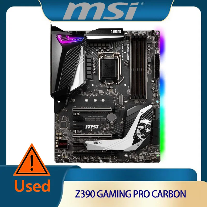 

MSI MPG Z390 GAMING PRO CARBON LGA 1151 HDMI USB 3.1 ATX Motherboard