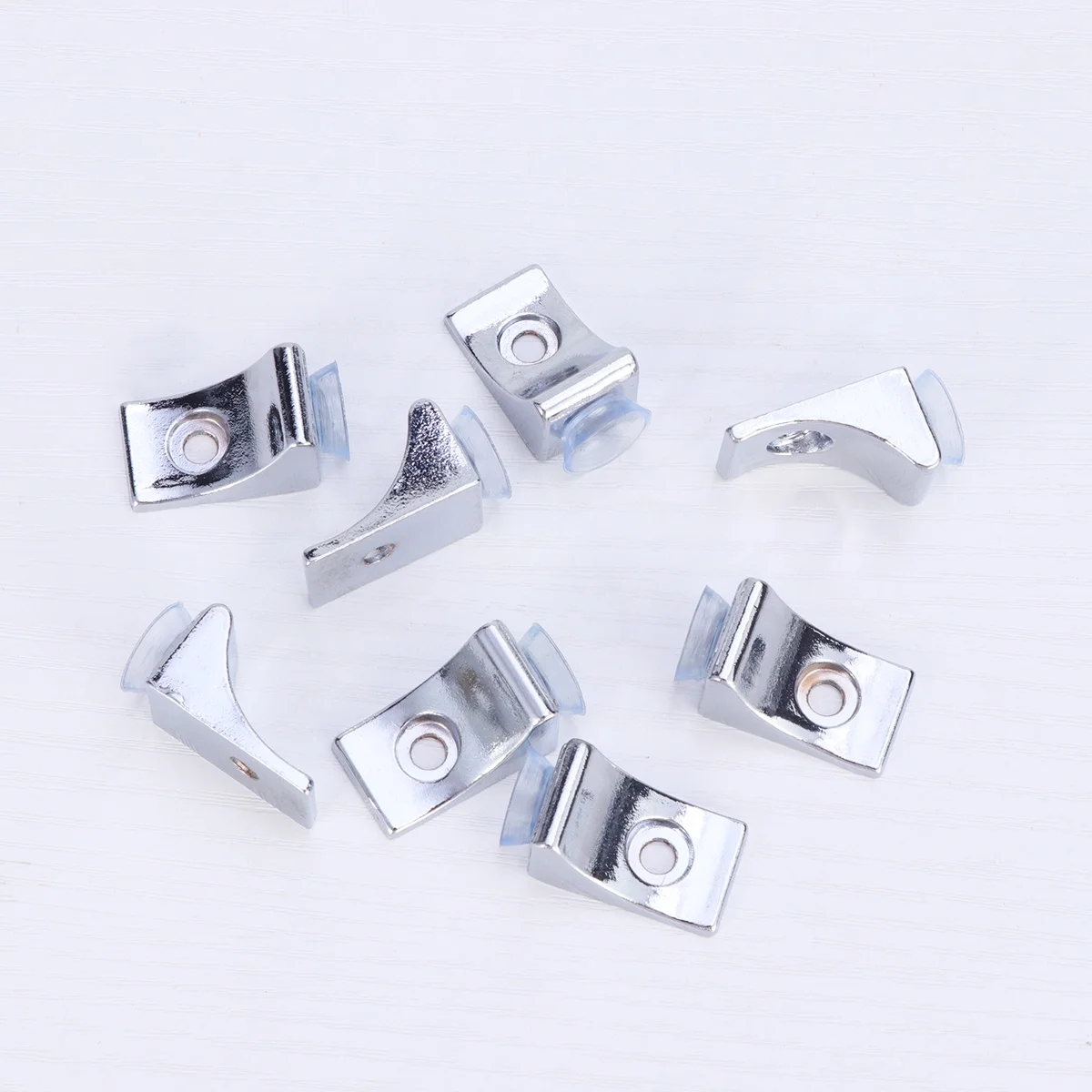

8Pcs Premium Zinc Alloy Bracket Shelf Support Plate Strong Bearing Capacity for Solid Wood Plywood Glass Plate Cabinet