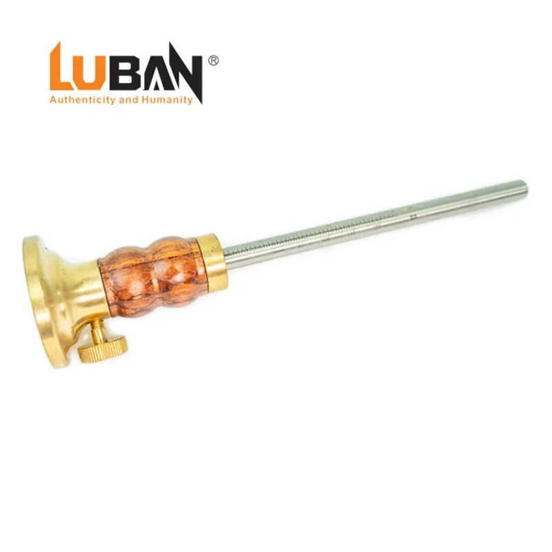 Qiangsheng Luban Wheel Marking Gauge, Bronze with Bubinga Body - Fine Woodworking