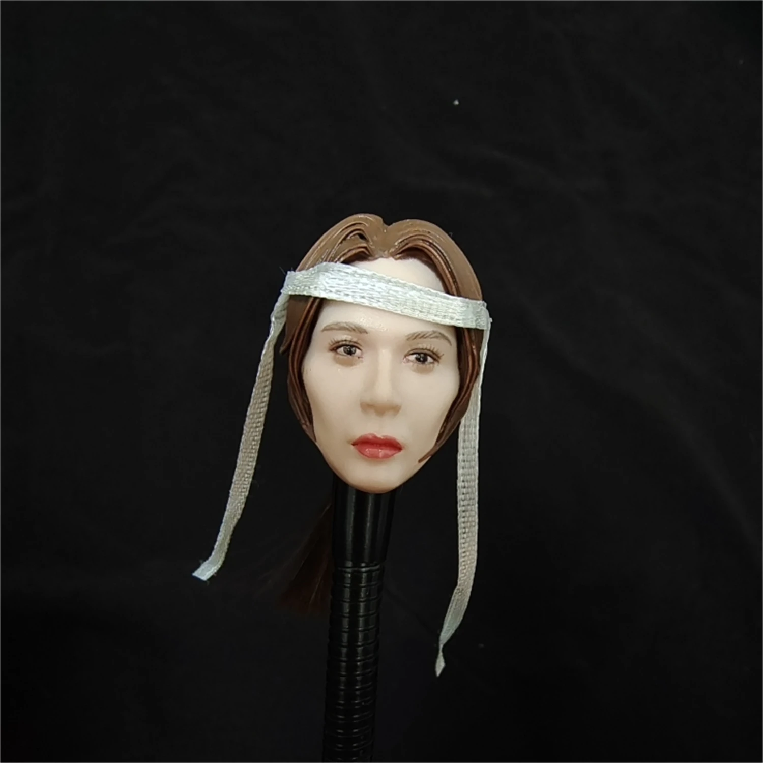 

1/6 Filial Daughter Head Carved PVC Model DIY 12'' Female Action Figure
