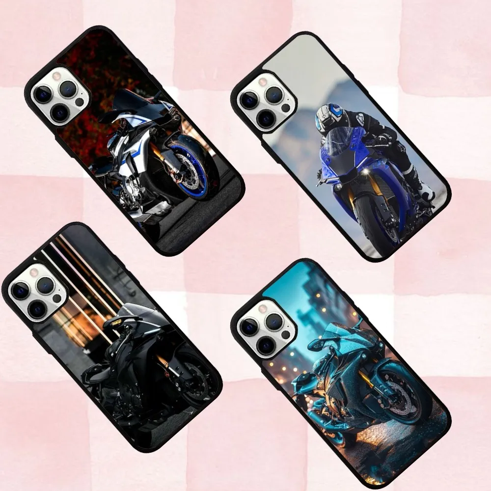 

Bike Y-YAMAHA-AS Y-YZF R1S Phone Case For IPhone16,se4,15,Pro,Max,Case14,Plus,13,12,11 Magesafe Magnetic Wireless Charge Cover