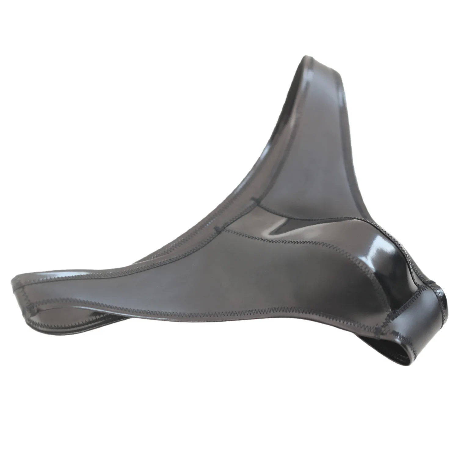 

Мужские двусторонние трусы-брифы из искусственной кожи с низкой посадкой, плавки-треугольники S-3XL, облегающие кожаные трусы-боксеры с резинкой