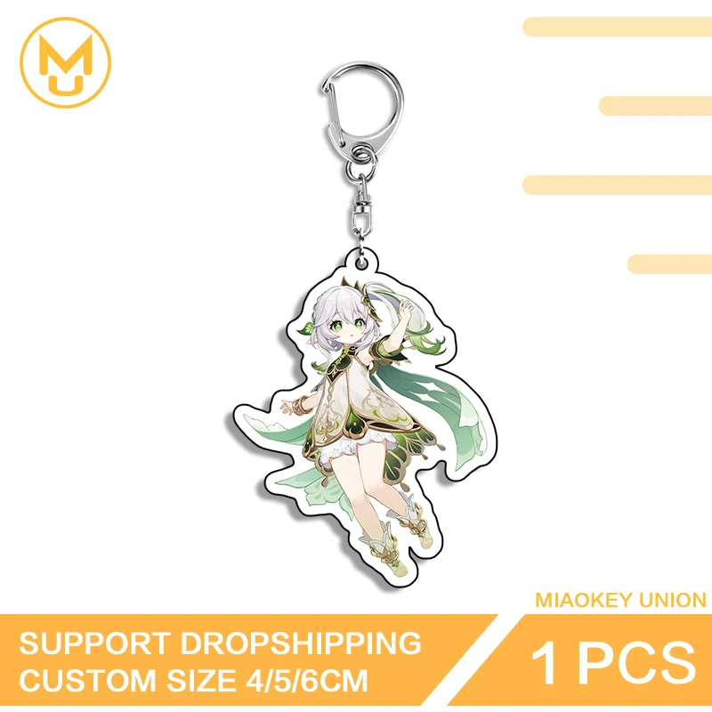 Genshin Impact Cute Loli Nahida Acrylic Key Chains Innovative Hot Selling Peripheral Accessories Backpack DIY Decor Collection