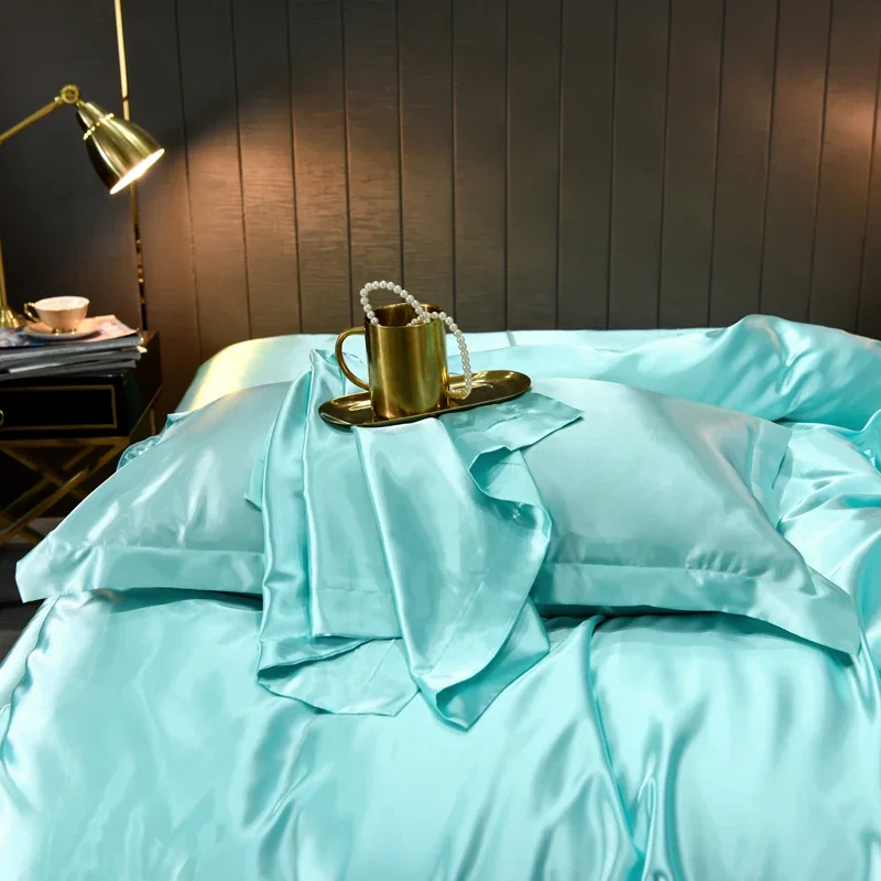 2025 Trend - Forward Washed Silk Bedding, Tencel - Feature, Compatible with Every Bed Size in the Range of 1.2m - 2.0m