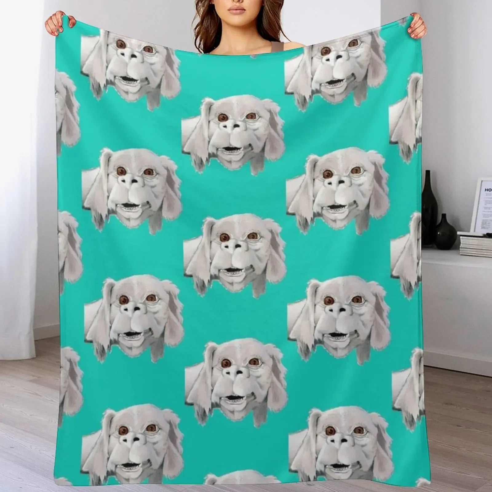Falkor Neverending Story Costume Throw Blanket Lightweight Perfect for Halloween and Summer Home Textiles