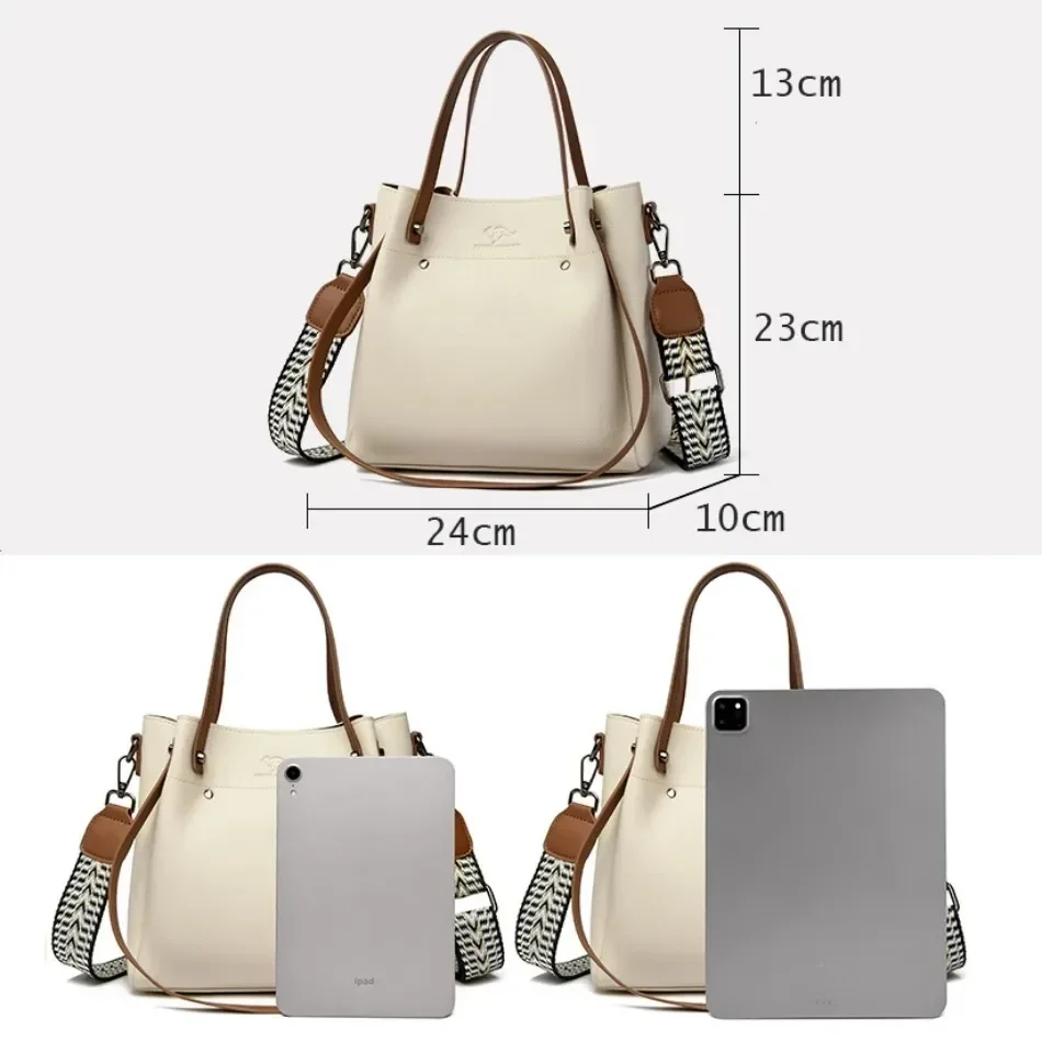 Luxury Handbags Women Bags Designer High Quality Leather Shoulder Crossbody Bags for Women 2024 High-capacity Shopping Handbags