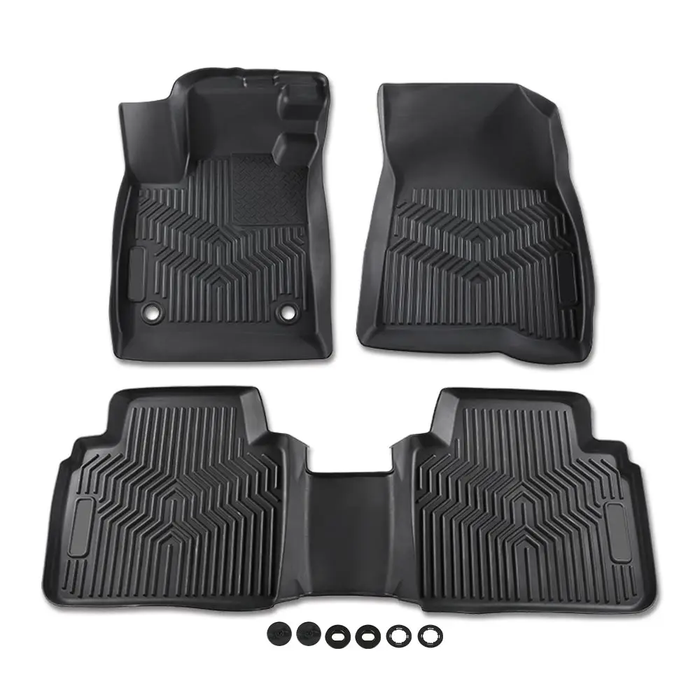 

Floor Mats Fit for Honda Accord 2023-2024 All Weather Full Cover Protection 1st & 2nd Row Liner TPE Car Floor Cargo Liners