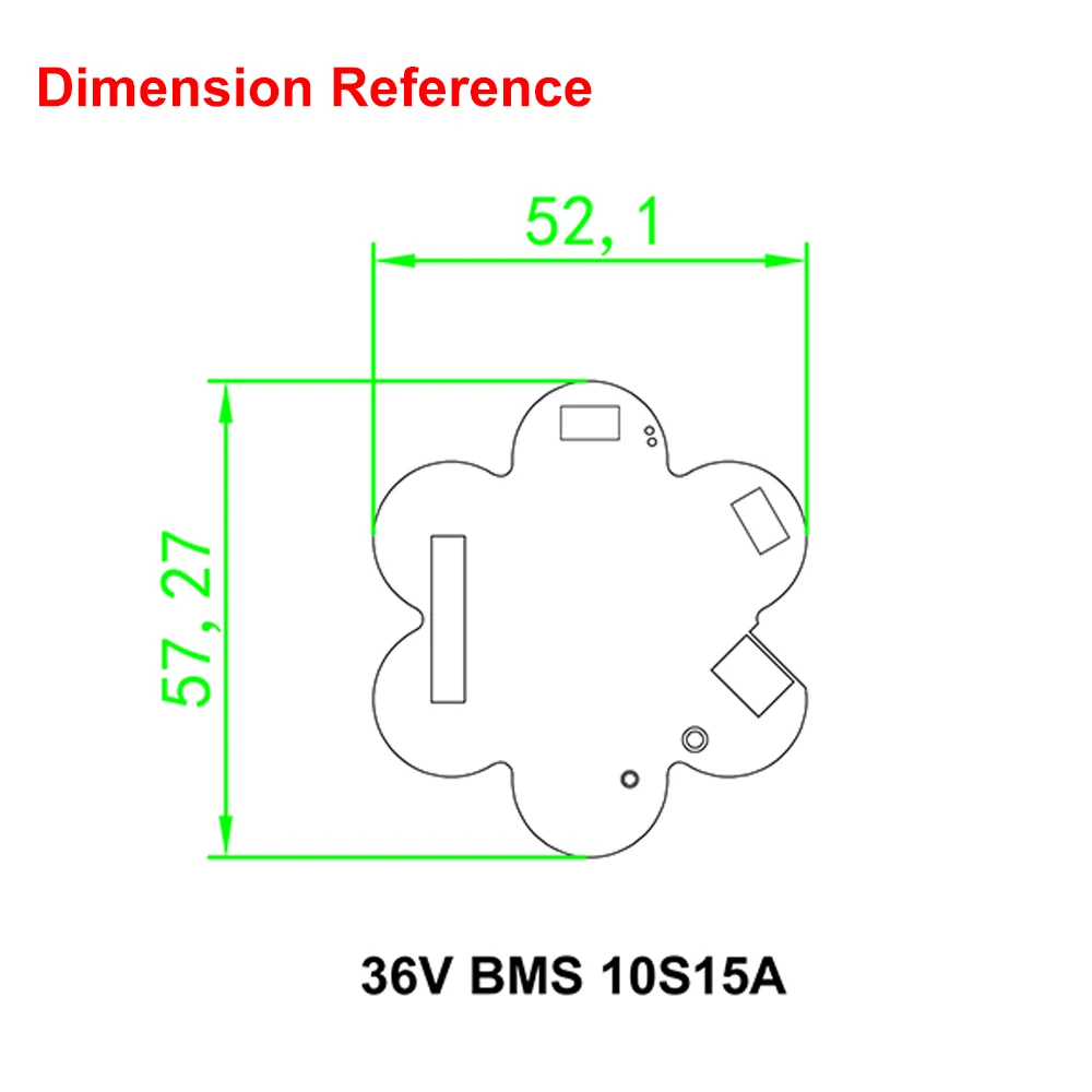 Bemuchsafer 10s 15A 36v bms CUTTLE Haitu Bottle ボトルバッテリーケース10S15A 18650 3.6 12v bms小型diyのe-バイクバッテリーパック