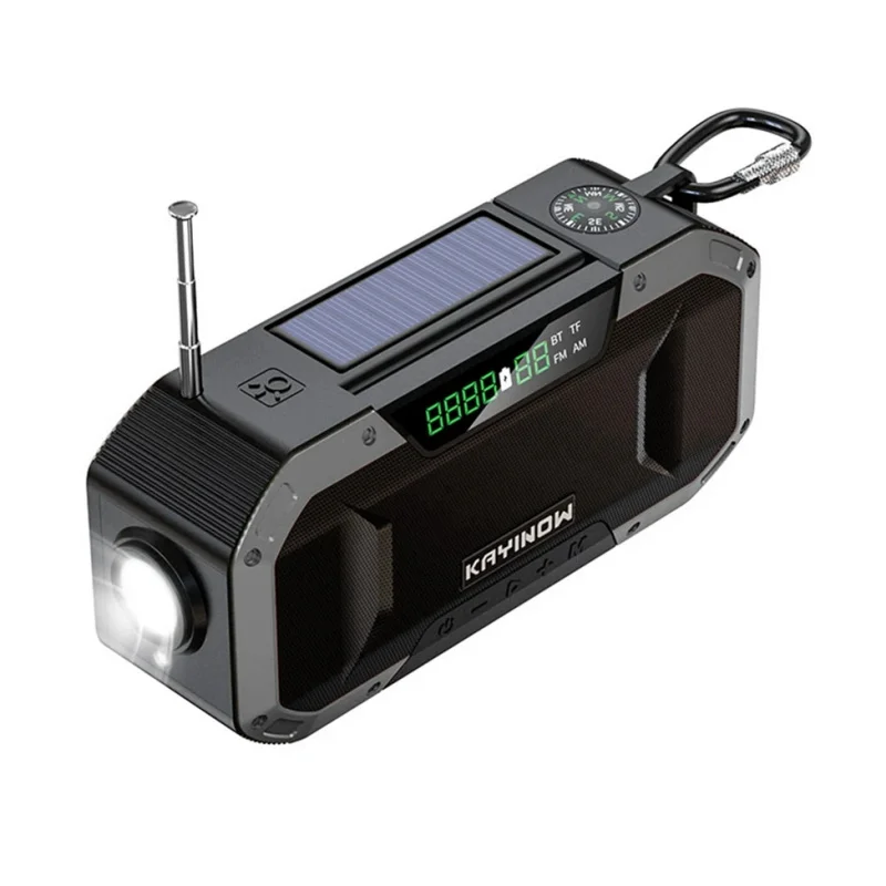 Radio Solar AM/FM/NOAA Sangean con Altavoz Bluetooth, Radio Portátil para el Hogar Compatible con Opel Meriva 2022