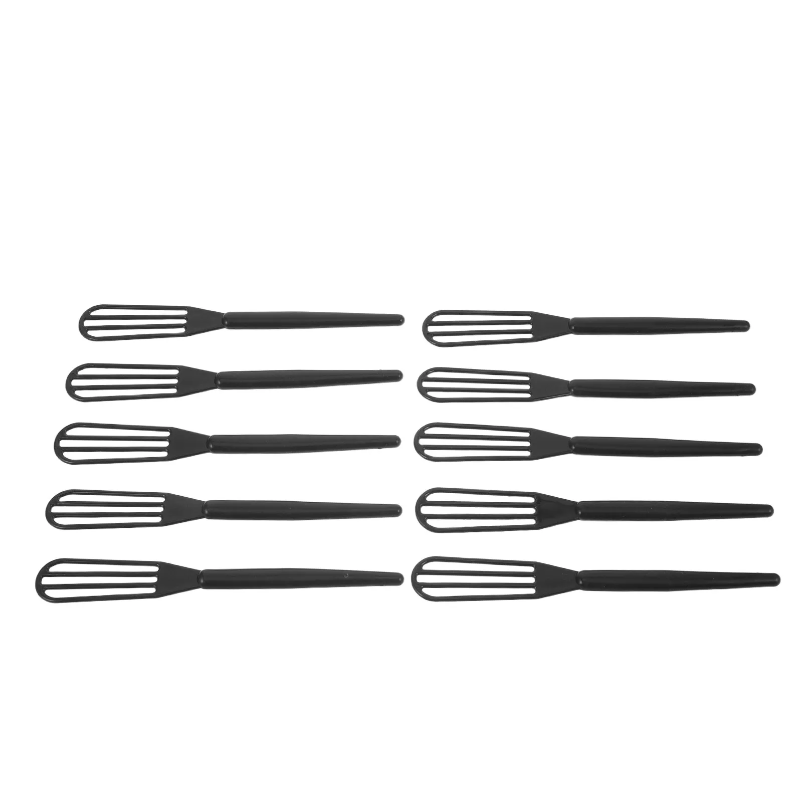 10Pcs Heavy Duty Hair Dye Mixing Whisk Stable Ergonomic Plastic Color Cream Blender for Salon DIY Tint Application Bleaching