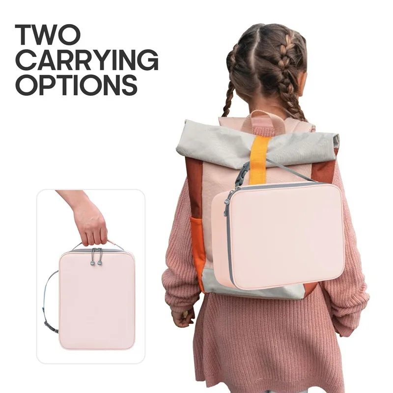 

PLUS Insulated Kids Lunch Bag for Girles Reusable Leak-Proof Boys Lunch Box Toddler Lunch Bag Cooler Bag for Daycare and School