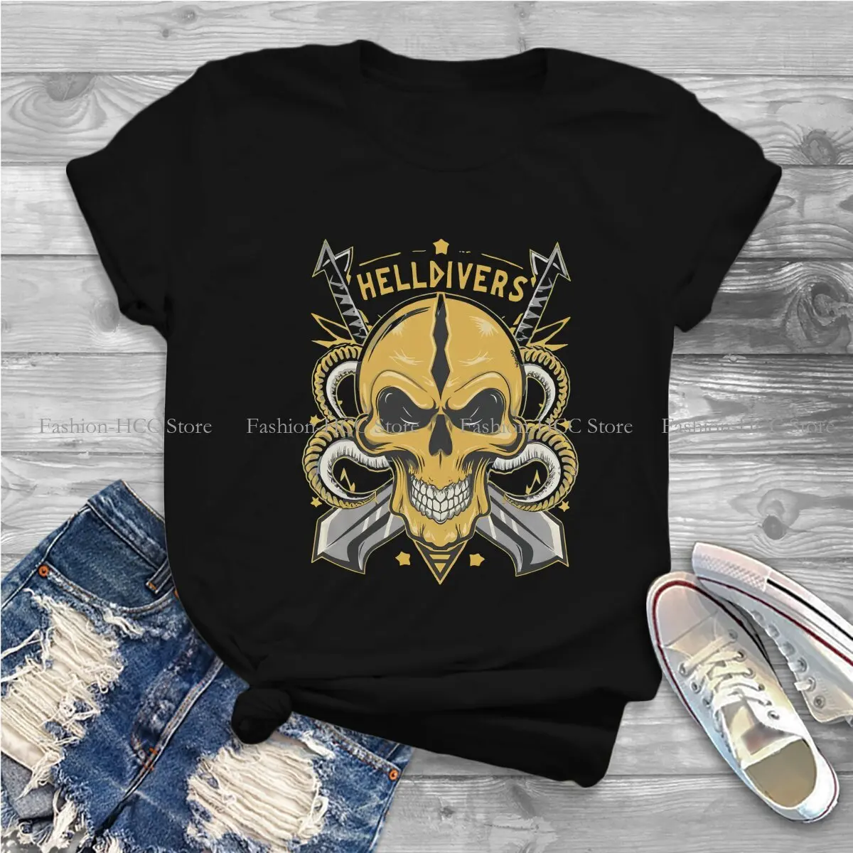 HELLDIVERS Polyester TShirts Essential Personalize Homme T Shirt New Trend Clothing