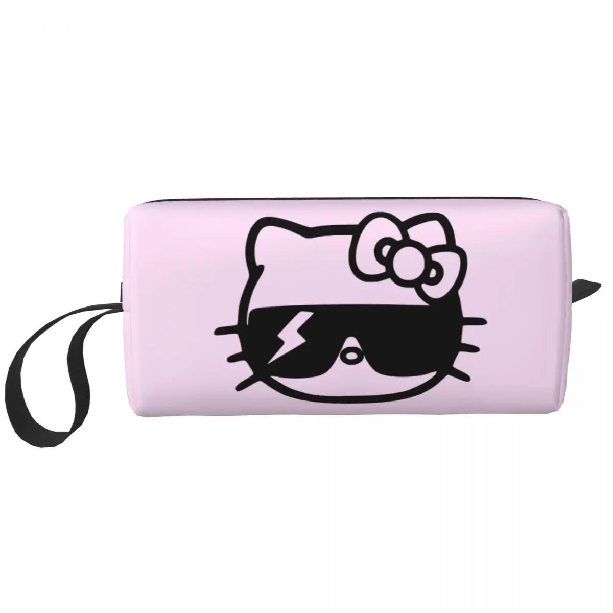 Sanrio Kawaii Hellokitty Cartoon Makeup Bags Large Capacity Cosmetic Bag Trendy Travel Makeup Organizer Case