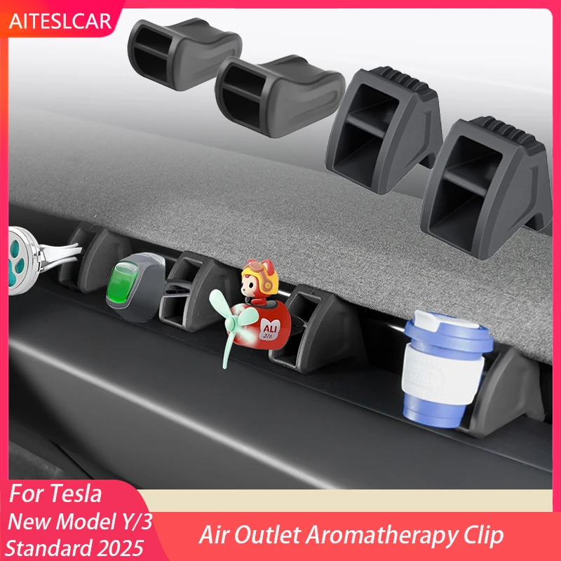 

Для Tesla Model Y Juniper/Standard 2025 2026 Воздуховыпускное отверстие Ароматерапевтический зажим Освежитель Модель 3 Адаптер Кронштейн Аромат