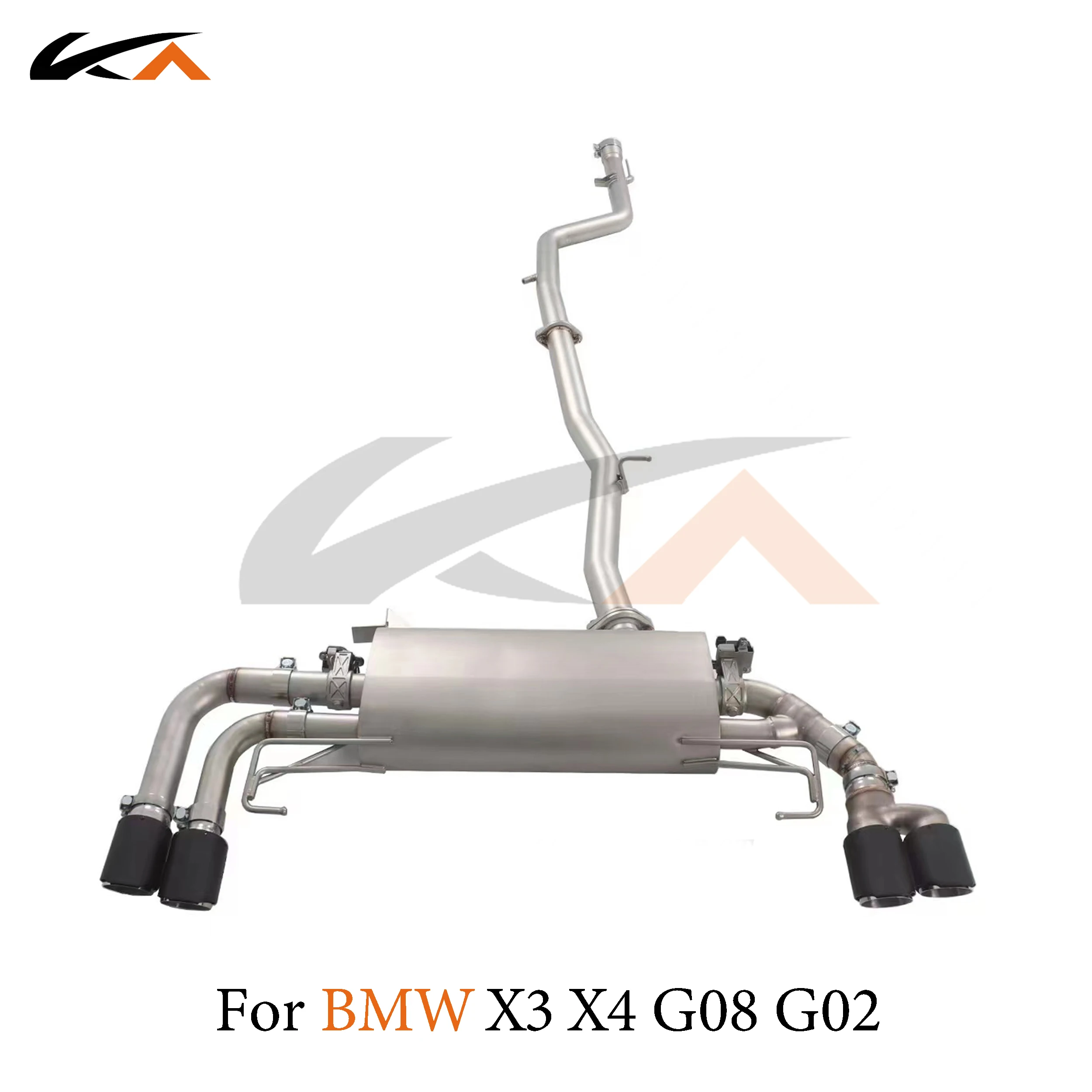 

KA Tuning exhaust system parts stainless catback for BMW X3 X4 G08 G02 2.0T rear section performance muffler valve