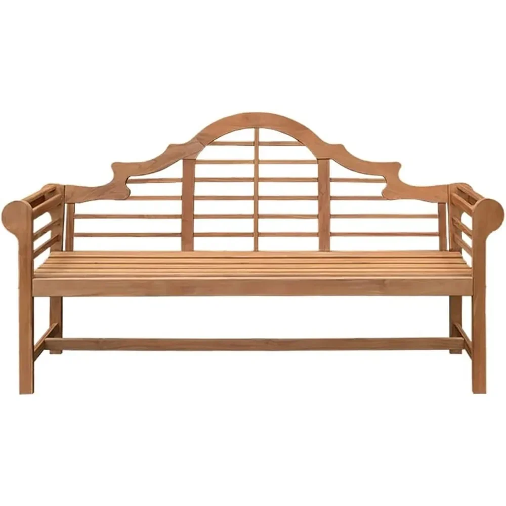 

Outdoor Garden Bench for Patio Furniture, 5-Foot, Natural Teak Wood for Stylish and Durable Use Solution