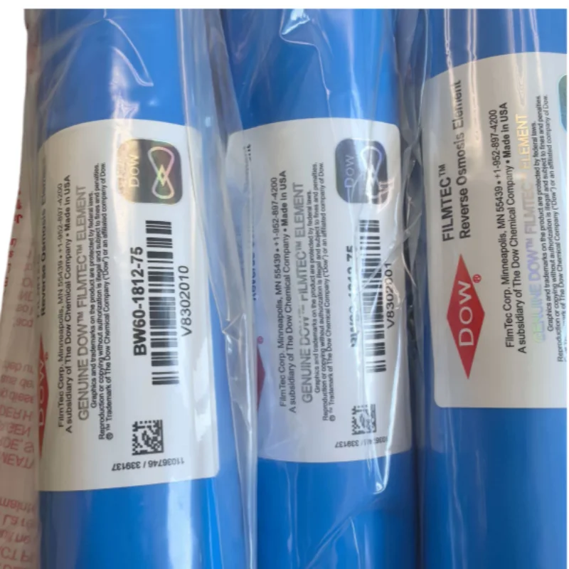 3pcs 75 GPD Water Purifier Filter for Dow Filmtec Reverse Osmosis Membrane BW60-1812-75 RO Membrane Reverse Osmosis Replacement